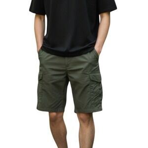 Columbia Shorts Mens Sz 32‎ Cargo Omni Shade Sun Protection Olive Green Outdoor